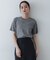 『洗濯可』プレートツキニットTシャツ(半袖)