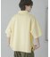 『ユニセックス』ダンボールポンチハーフジップショートスリーブTシャツ