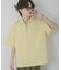 『ユニセックス』ダンボールポンチハーフジップショートスリーブTシャツ