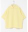 『ユニセックス』ダンボールポンチハーフジップショートスリーブTシャツ