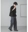 『ユニセックス』ダンボールポンチハーフジップショートスリーブTシャツ