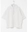 『ユニセックス』ダンボールポンチハーフジップショートスリーブTシャツ