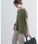 リネン混ブークレニットワイドプルオーバー