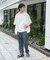 リネンライクイージートラウザー