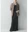 シアーチェックオーバーシャツ
