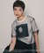 『別注』MARILYNMONROE×SENSE OF PLACE　チュールグラフィックTシャツ