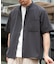 『WEB限定』『XLサイズあり』『吸水速乾』Air Stretch バンドカラーシャツ