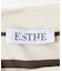 ESTHE　STRIPE TWIST ASYMMETRIC T-SHIRTS