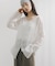 Linen Mesh 2way Blouse