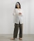 Linen Mesh 2way Blouse