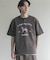 ヴィンテージグラフィックヘンリーネックTシャツ