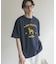 ヴィンテージグラフィックヘンリーネックTシャツ