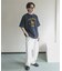 ヴィンテージグラフィックヘンリーネックTシャツ