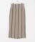 Linen Stripe I-Line Skirt