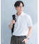 LIFE STYLE TAILOR　トリコットセミワイド半袖プルオーバー無地