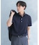 LIFE STYLE TAILOR　トリコットセミワイド半袖プルオーバー無地