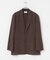 new basic　SILK LINEN SINGLE SHIRTS JACKET