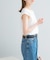 汗染防止 フレンチリブTシャツ