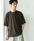 コットンレーヨンクルーネック ショートスリーブ Tシャツ
