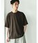 コットンレーヨンクルーネック ショートスリーブ Tシャツ
