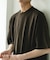 コットンレーヨンクルーネック ショートスリーブ Tシャツ