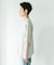 コットンレーヨンクルーネック ショートスリーブ Tシャツ