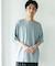 コットンレーヨンクルーネック ショートスリーブ Tシャツ