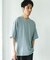 コットンレーヨンクルーネック ショートスリーブ Tシャツ