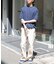 FORK&SPOON　クルーネックニットTシャツ