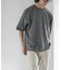 FORK&SPOON　クルーネックニットTシャツ