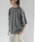 FORK&SPOON　クルーネックニットTシャツ