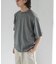 FORK&SPOON　クルーネックニットTシャツ