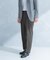 LIFE STYLE TAILOR　リネンライクコンフォータブル1タックパンツ