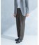 LIFE STYLE TAILOR　リネンライクコンフォータブル1タックパンツ