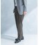 LIFE STYLE TAILOR　リネンライクコンフォータブル1タックパンツ