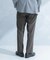 LIFE STYLE TAILOR　リネンライクコンフォータブル1タックパンツ
