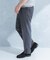 LIFE STYLE TAILOR　リネンライクコンフォータブル1タックパンツ