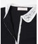MARILYN MOON　LACE COLOR KNIT CARDIGAN