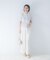 MARILYN MOON　LACE COLOR KNIT CARDIGAN