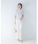 MARILYN MOON　LACE COLOR KNIT CARDIGAN