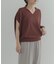 『WEB限定』Vネックコクーンニット