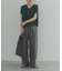 『WEB限定』Vネックコクーンニット