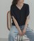 『WEB限定』Vネックコクーンニット