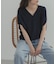 『WEB限定』Vネックコクーンニット