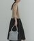 『WEB限定』バイカラーニットドッキングワンピース