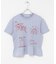 シャーリングデザインプリントTEE