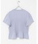 シャーリングデザインプリントTEE