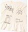 シャーリングデザインプリントTEE