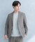 LIFE STYLE TAILOR　シアサッカーストレッチジャケット