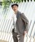 LIFE STYLE TAILOR　シアサッカーストレッチジャケット